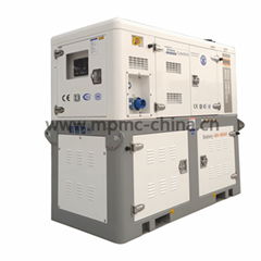 Variable speed hybrid generator set