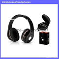 Glowing silent disco active noise cancelling headphones and earphone 2012 1