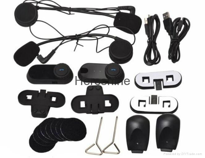 1000m  FM Radio intercom system motorcycle helmet bluetooth headset/intercom 4