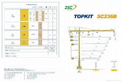 Topkit Tower Crane 236B-Max. Load 10t