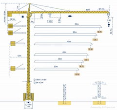 Tower CraneTC6024-max load  10t 