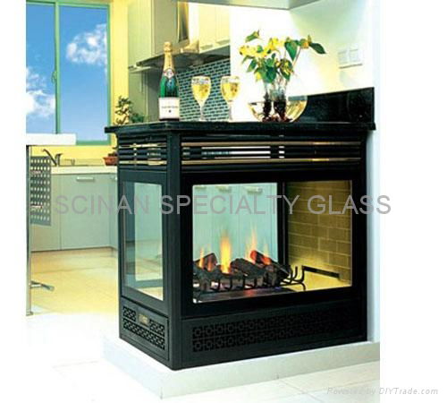 Fireplace Tempered Glass