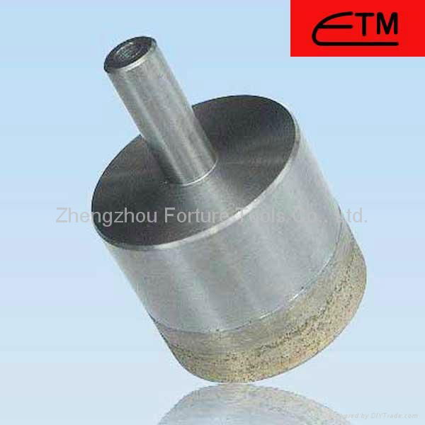 diamond glass core drill bits with straight shank 2