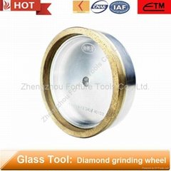 Metal bond diamond grinding wheel for glass