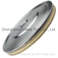 Metal bond diamond grinding wheel for auto glass