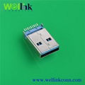 USB3.0 A/M沉板3.2mm  L=18.7 1