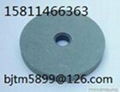 Green silicon carbide abrasive wheel