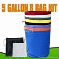 EXTRACTOR herbal 5 GALLON 8 BAG KIT Bubble hash bags 1