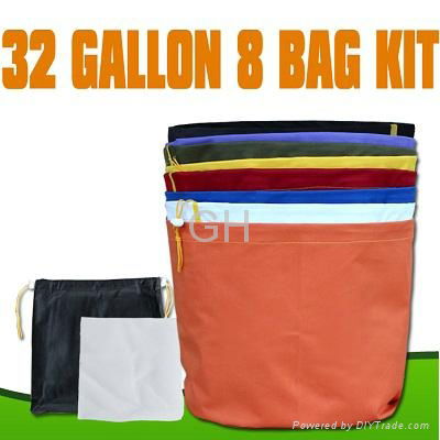 EXTRACTOR herbal 5 GALLON 8 BAG KIT Bubble hash bags 2