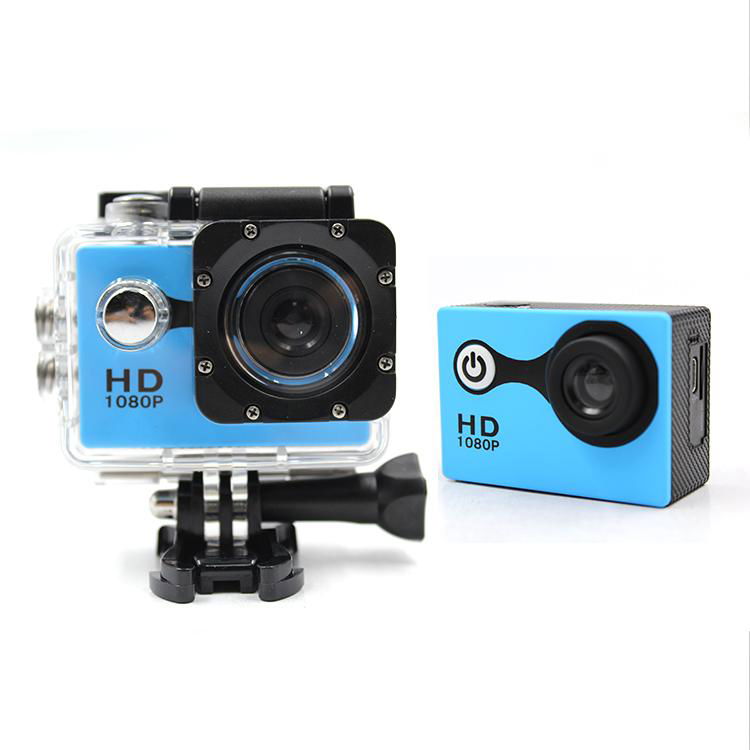 720P HD 2" Screen Action Camera Waterproof Helmet Action Camera 720p Sport DV 3