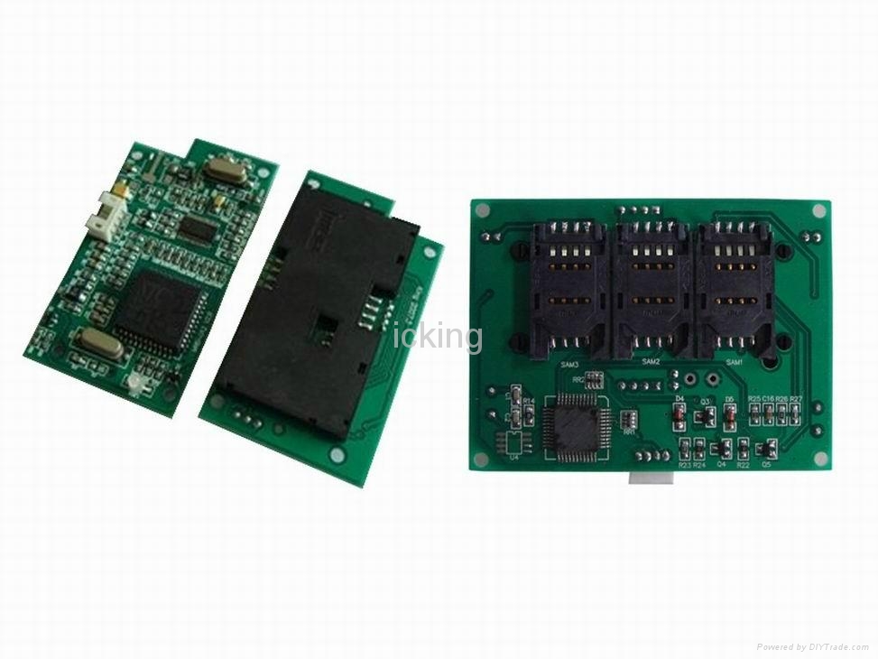 慶通RFID接觸式IC卡模組工控智能讀卡器廠家