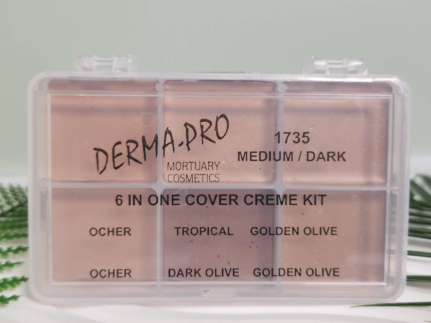 6 in 1 Cover Creme Kit (MEDIUM/DARK)