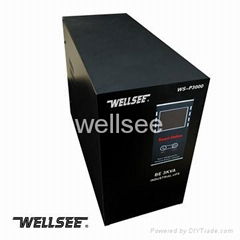 CE/ROHS WELLSEE 24V/110V/220V 5000W Pure Sine Wave Inverter