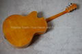 Handmade electric jazz guitar with sideport 2