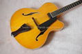 Handmade electric jazz guitar with sideport 3