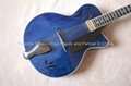 17inch handmade jazz guitar carved with solid wood