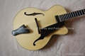 14inch handmade jazz guitar carved with solid wood 4