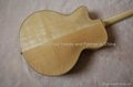 14inch handmade jazz guitar carved with solid wood 5
