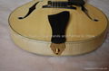 17inch handmade jazz guitar carved with solid wood 4