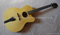 14inch handmade jazz guitar carved with solid wood