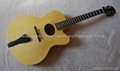 16inch handmade jazz guitar carved with solid wood