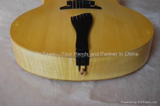 16inch handmade jazz guitar carved with solid wood 3
