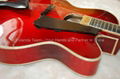 14inch Handmade jazz guitar in red sunburst color 5