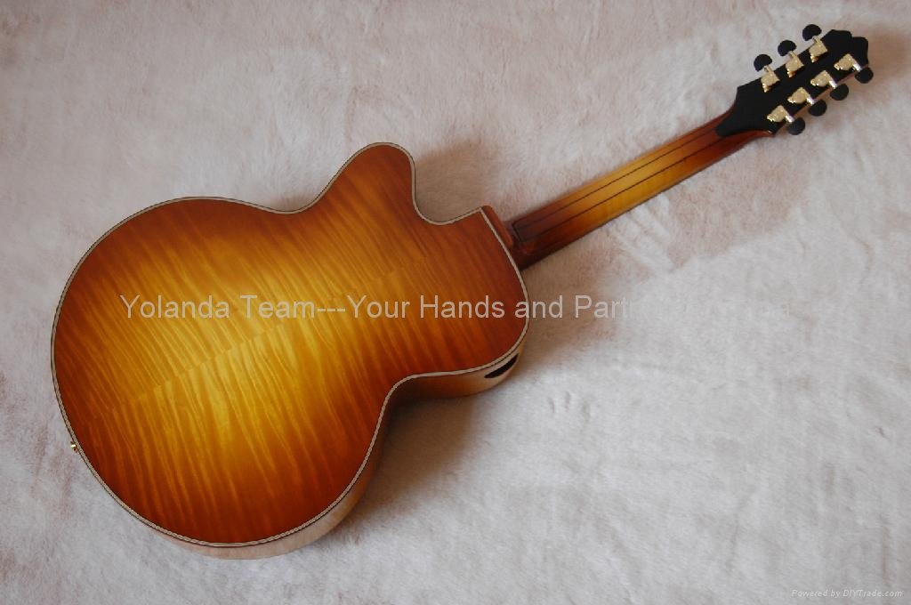 16inch 7 strings handmade jazz guitar 3