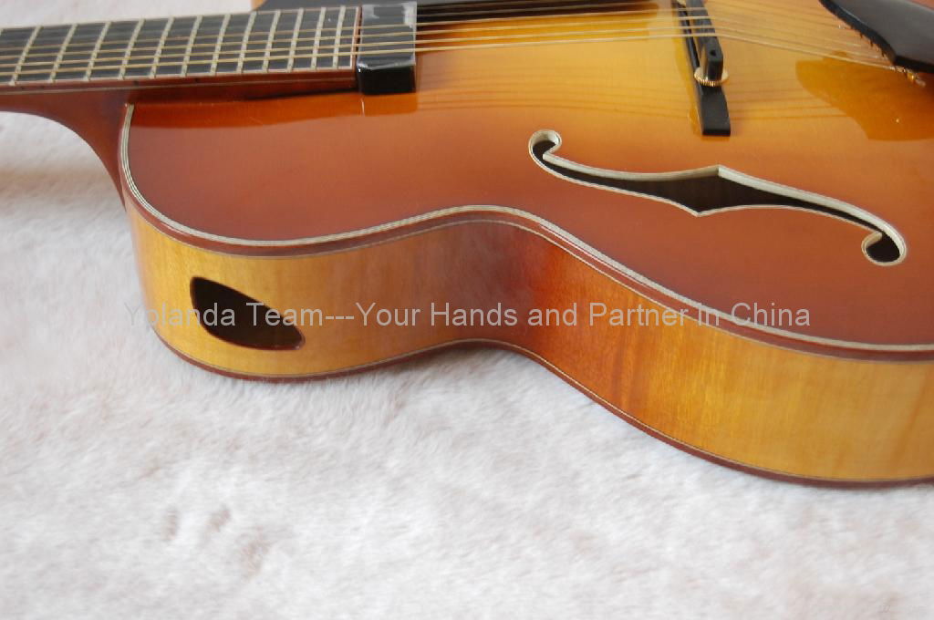 18inch 7 strings handmade jazz guitar 2