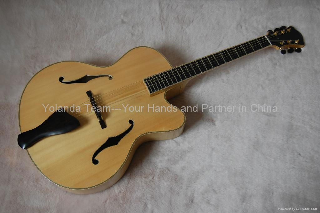 14inch cutaway Handmade jazz guitar ARCHJ810N HOTMAN (China