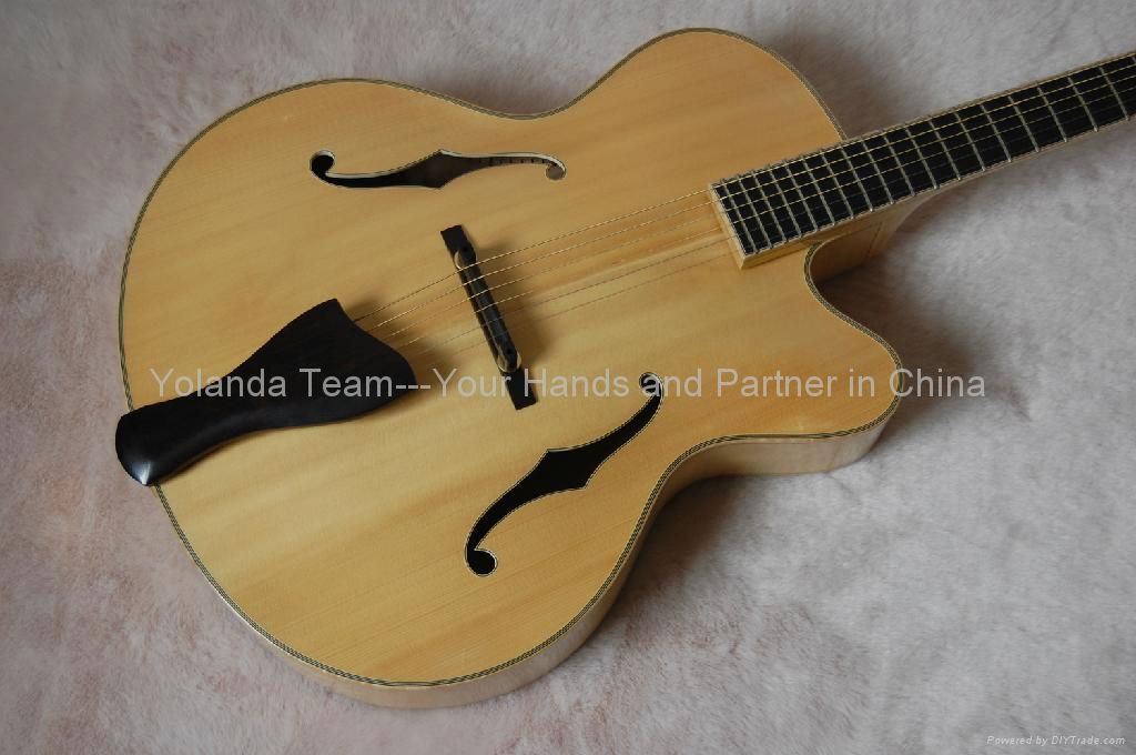 14inch cutaway Handmade jazz guitar ARCHJ810N HOTMAN (China