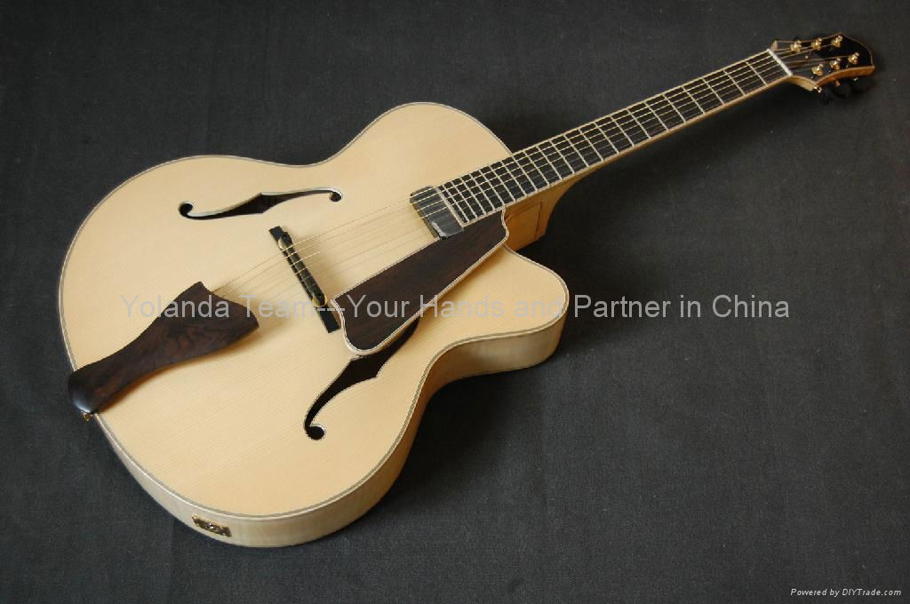 14inch cutaway Handmade jazz guitar 1