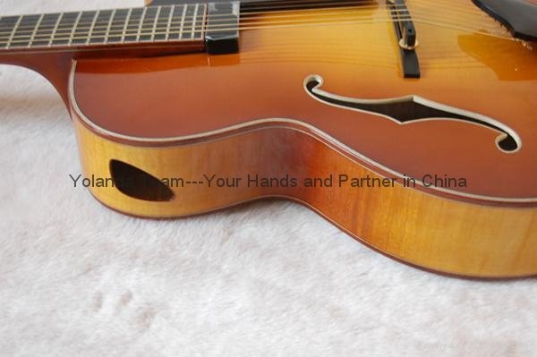 14inch 7 strings handmade jazz guitar 5