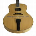 17inch handmade non-cutawau jazz guitar 11