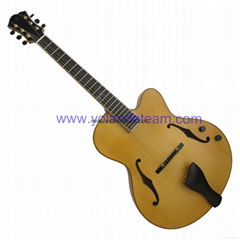 Matte finishing handmade jazz guitar