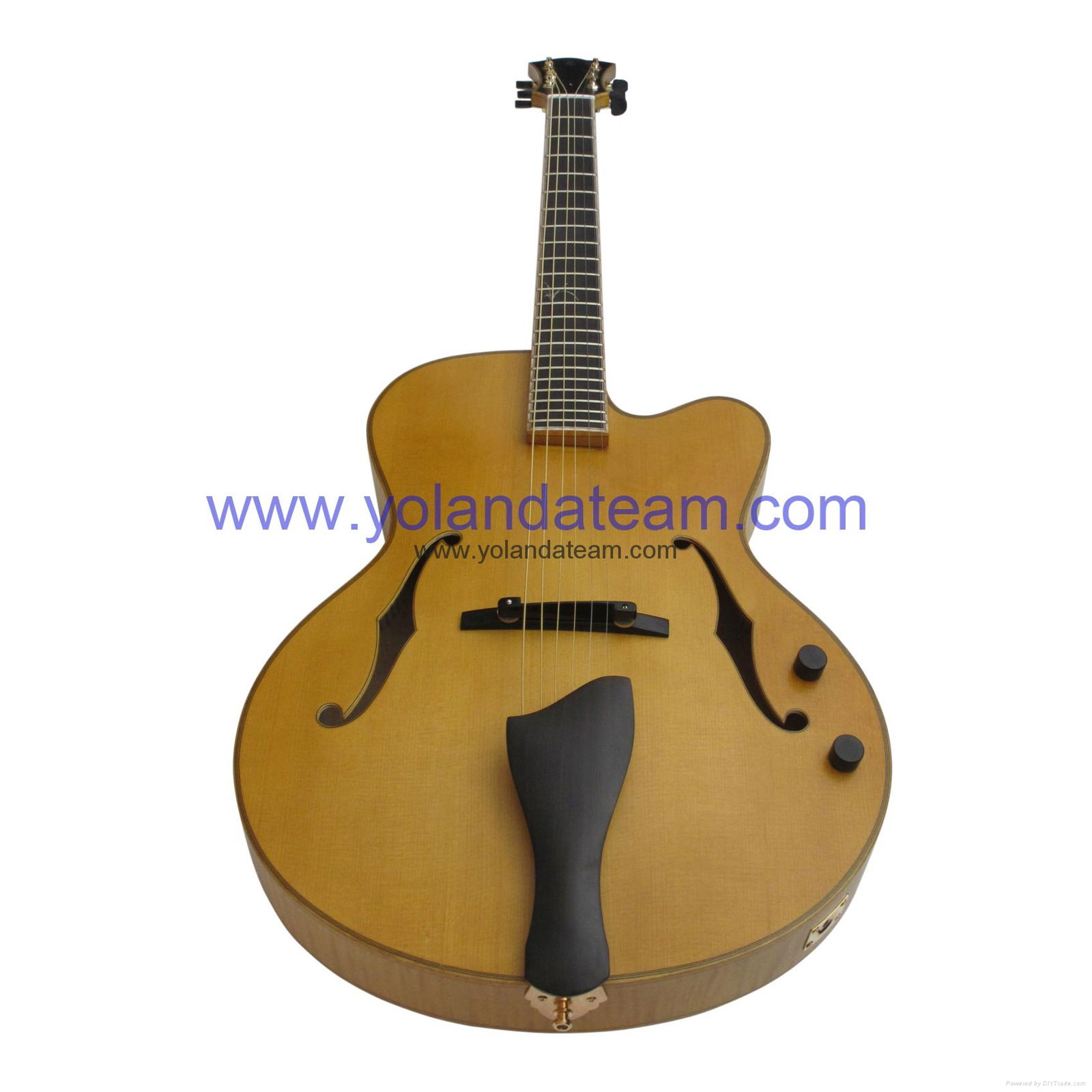 Matte finishing handmade jazz guitar 3