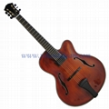 17inch archaizeed color handmade jazz guitar 1