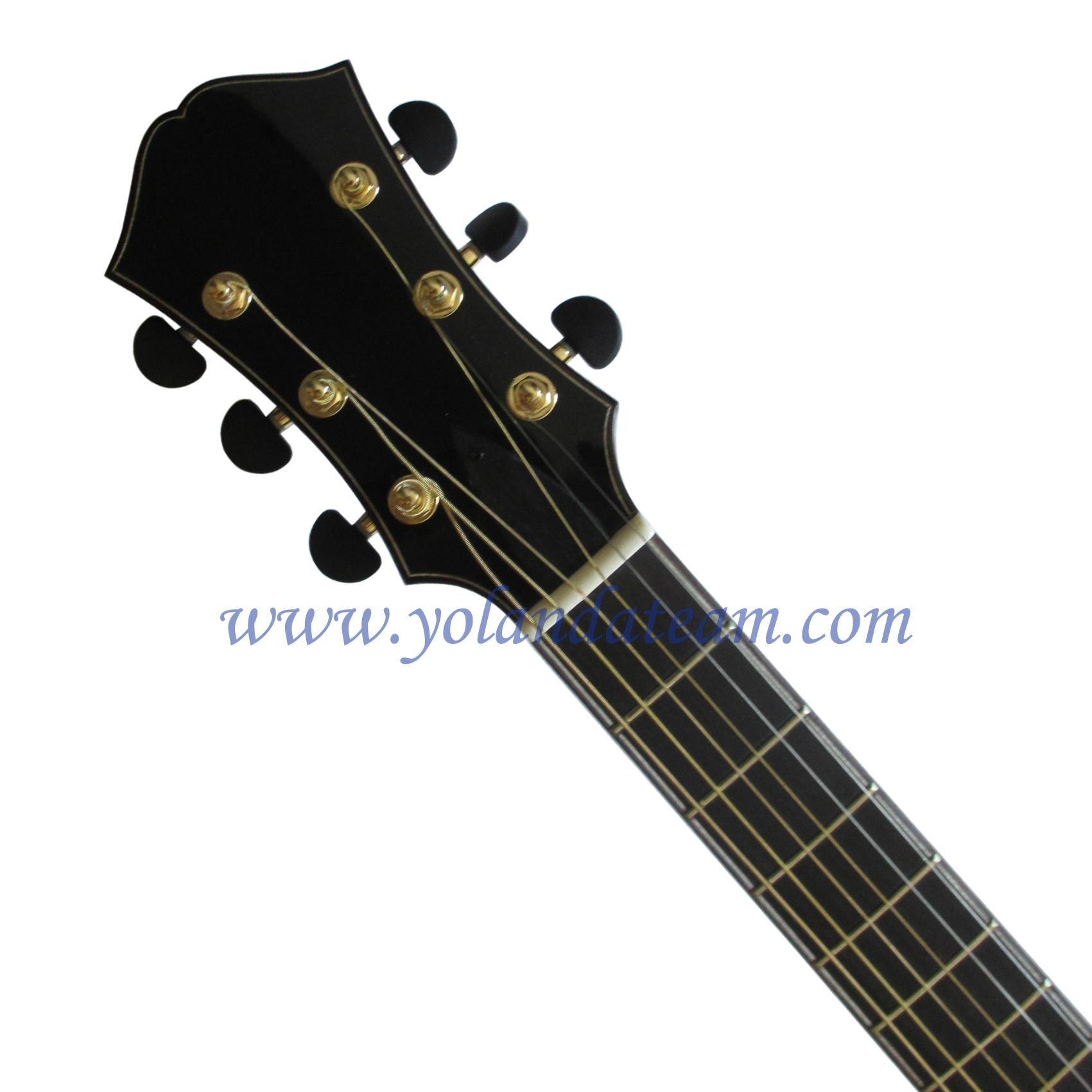 17inch archaizeed color handmade jazz guitar 9