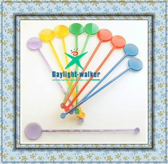 plastic swizzle Drink Stirrer