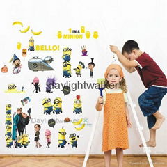 despicable me wall sticker