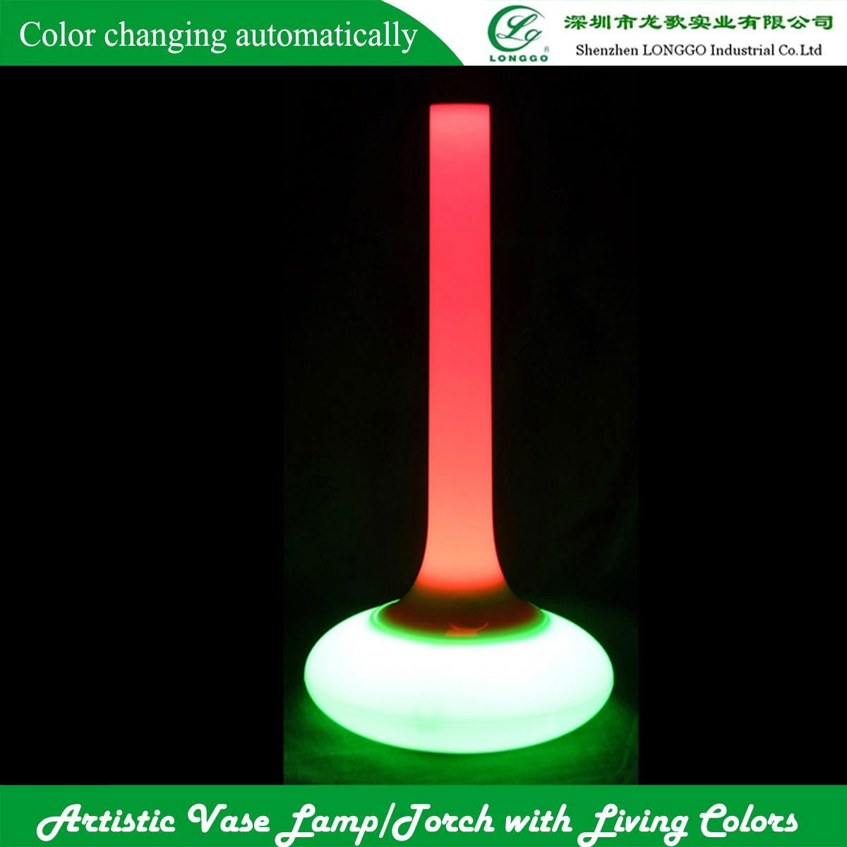 LED touch color vase ambient lighting 2