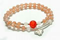 Sunstone Essential Oil Diffuser Bracelet with silver  2