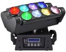 NEW Product Double Row LED Stage Light 8 Eyes 10W Spider Beam