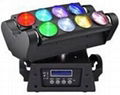 NEW Product Double Row LED Stage Light 8 Eyes 10W Spider Beam 1