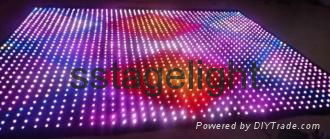 stage concert decoration LED video curtain  3