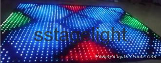 stage concert decoration LED video curtain  5