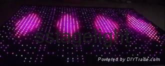 Flexible RGB Vision Curtain Stage Evening background 7 colors 3*4m  2