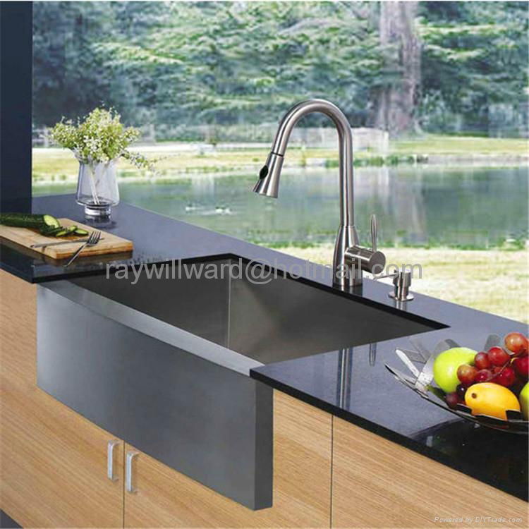 handmade 304 stainless steel kitchen sink