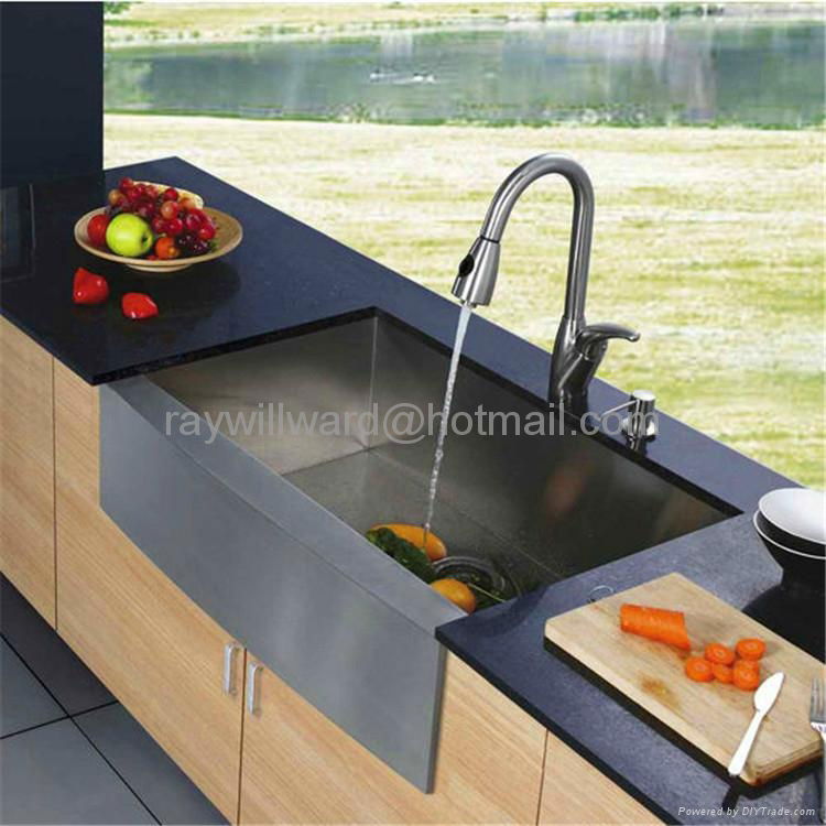 handmade 304 stainless steel kitchen sink 4