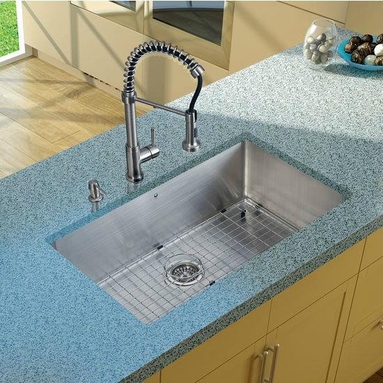 stainless steel handmande round angle kitchen sink
